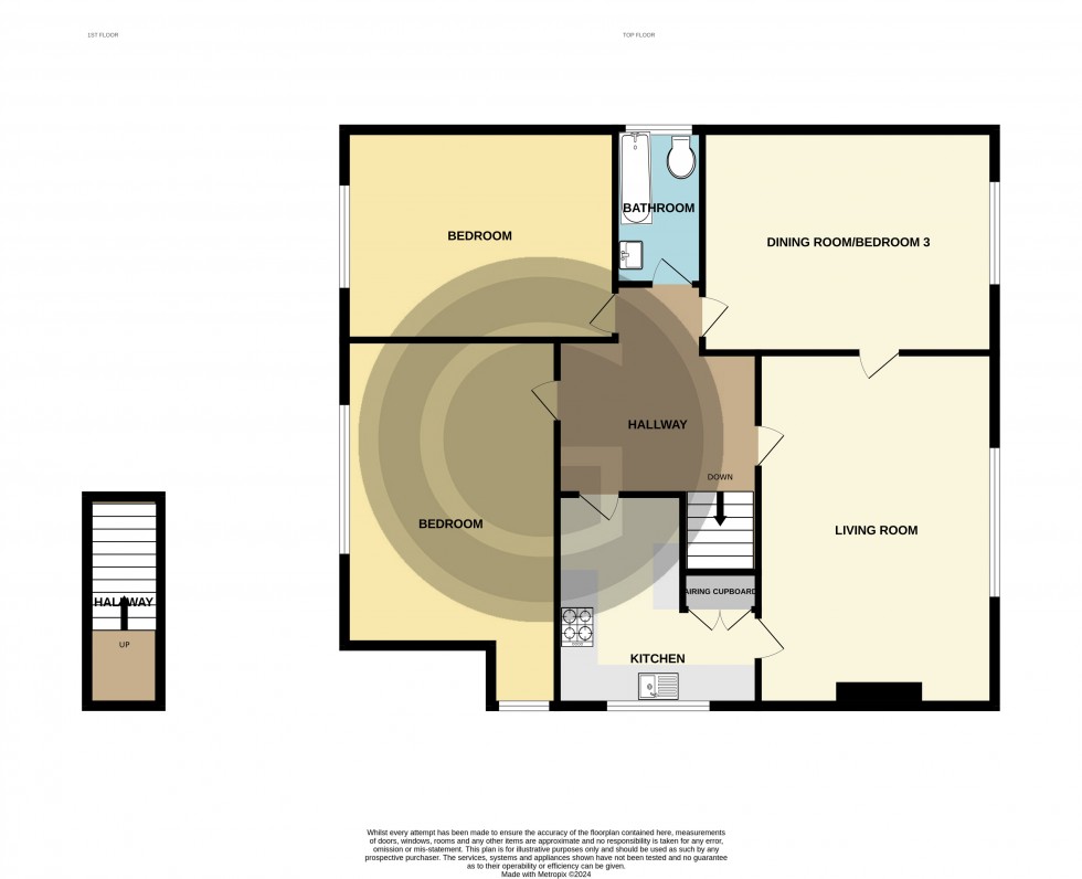 Floorplan for Cantelupe Road, Bexhill on Sea, East Sussex