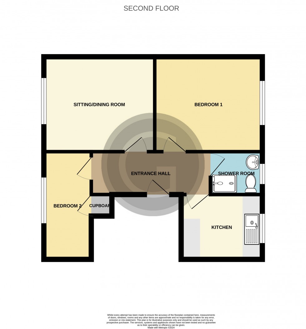 Floorplan for West Parade, Bexhill on Sea, East Sussex