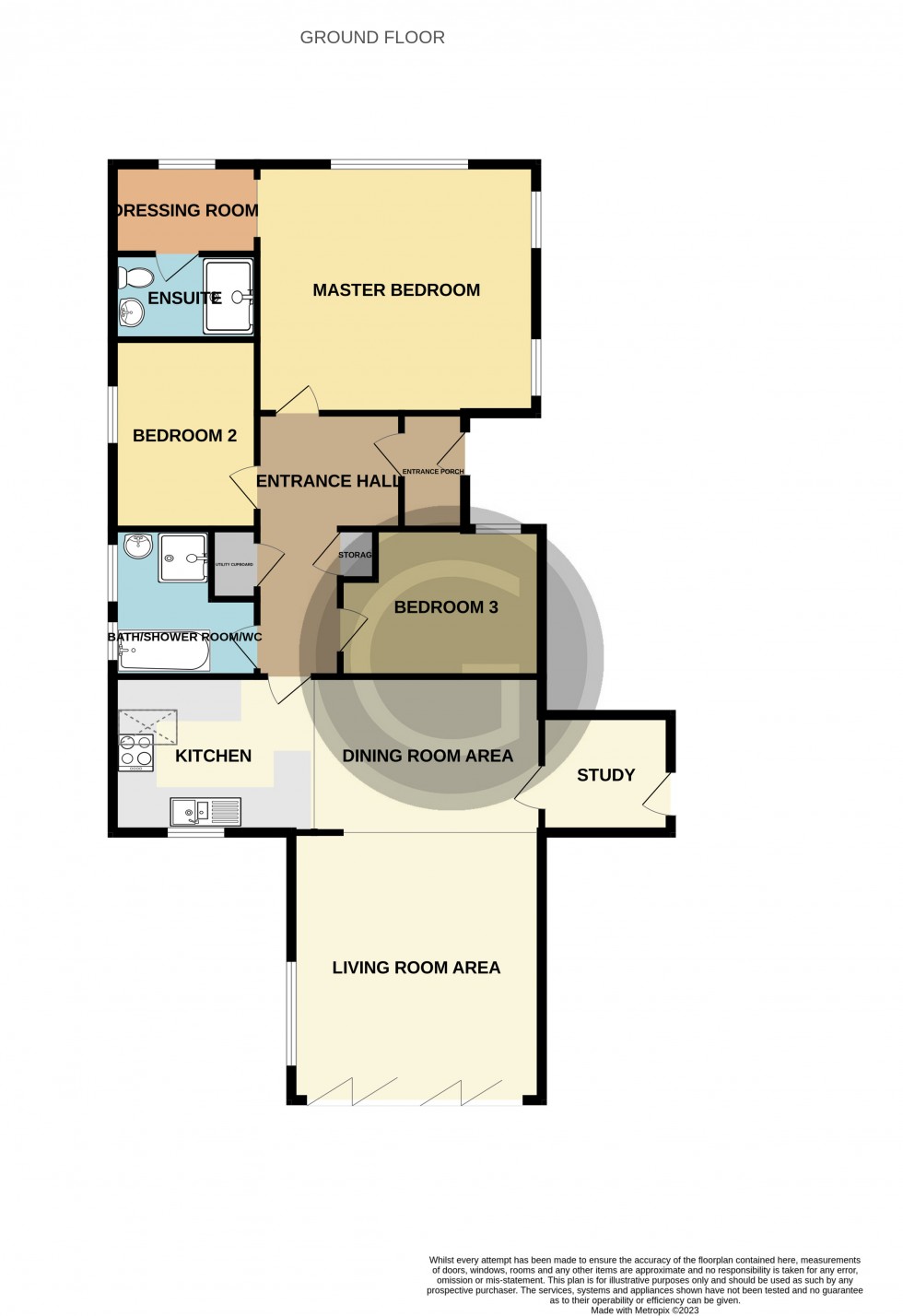 Floorplan for St Peters Crescent, Bexhill on Sea, East Sussex