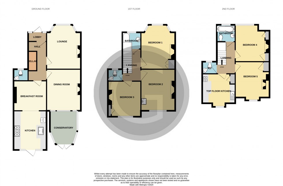 Floorplan for Wickham Avenue, Bexhill on Sea, East Sussex