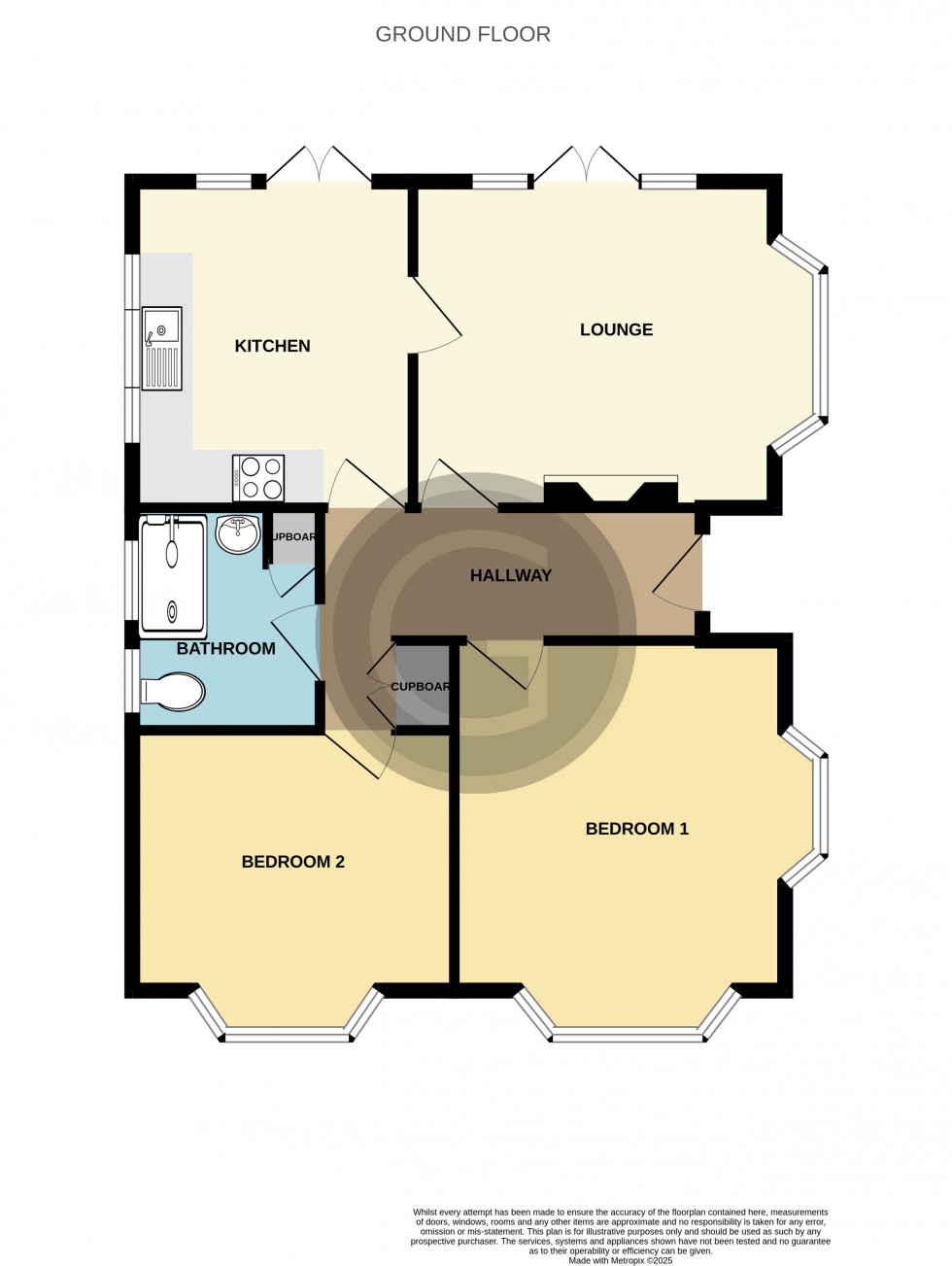 Floorplan for Glyne Barn Close, Bexhill on Sea, East Sussex