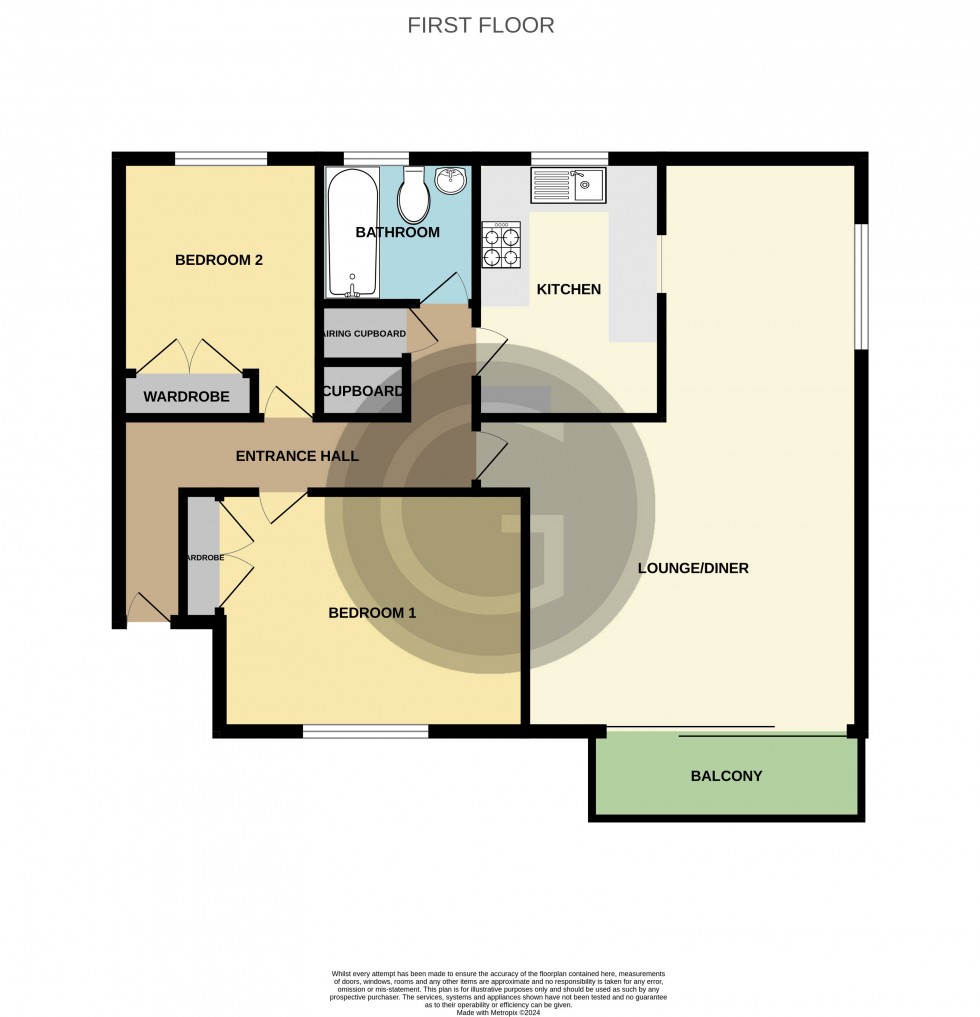 Floorplan for Sutton Place, Bexhill on Sea, East Sussex