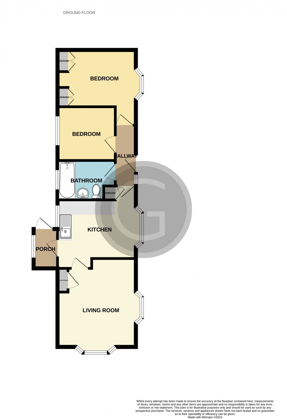 Floorplan for Church Lane, Westfield, East Sussex