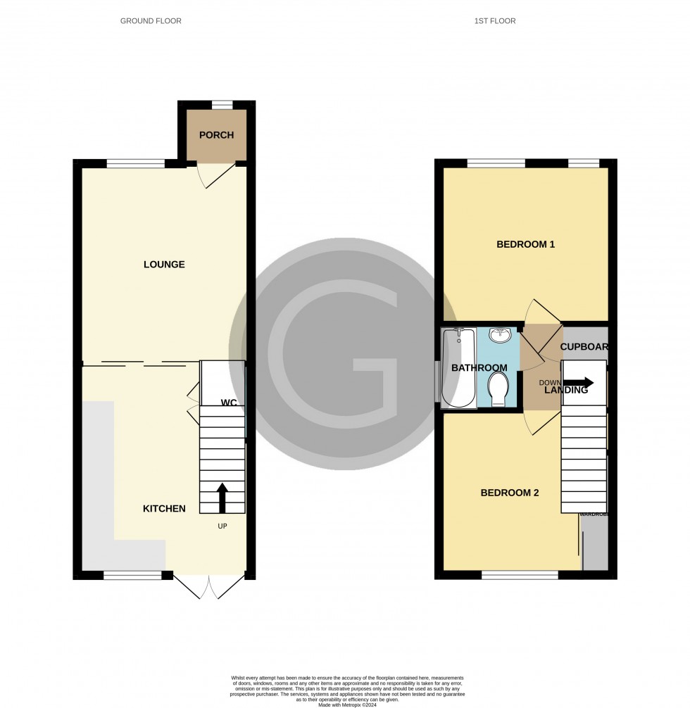 Floorplan for Clarence Gardens, Bexhill on Sea, East Sussex