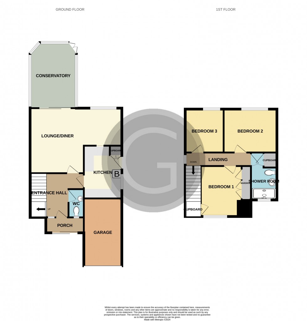 Floorplan for Compton Close, Bexhill on Sea, East Sussex