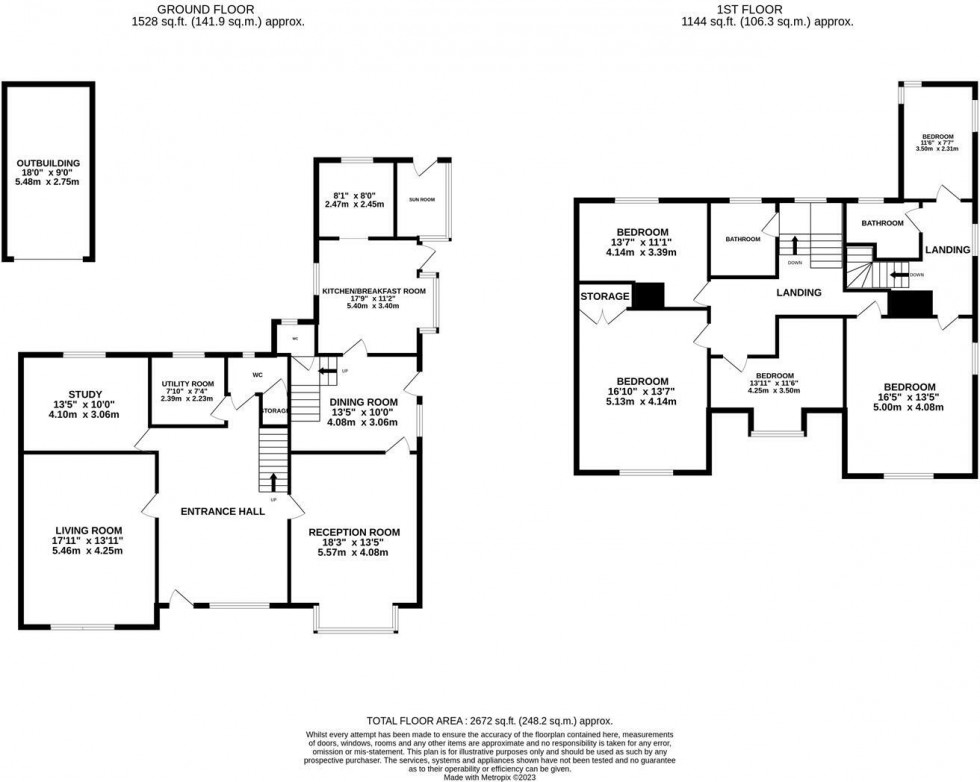 Floorplan for Collington Lane East, Bexhill on Sea, East Sussex