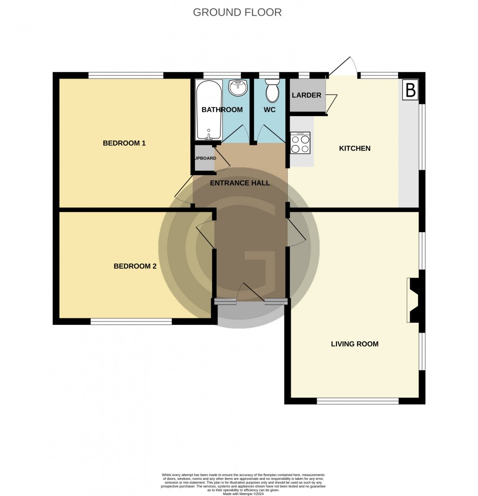 Floorplan for Church Vale Road, Bexhill on Sea, East Sussex