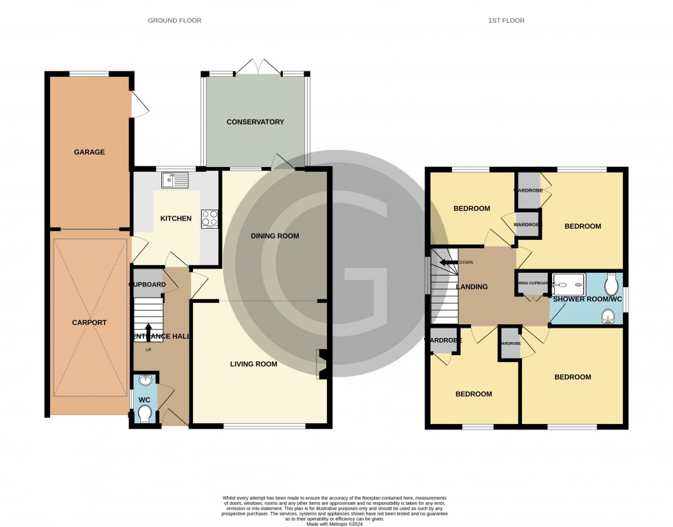 Floorplan for Collington Park Crescent, Bexhill on Sea, East Sussex