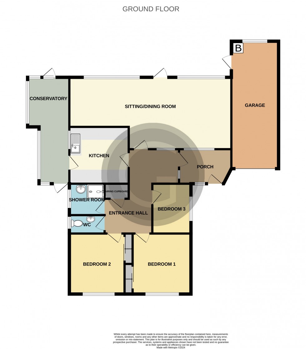 Floorplan for Lychgate Close, Bexhill on Sea, East Sussex