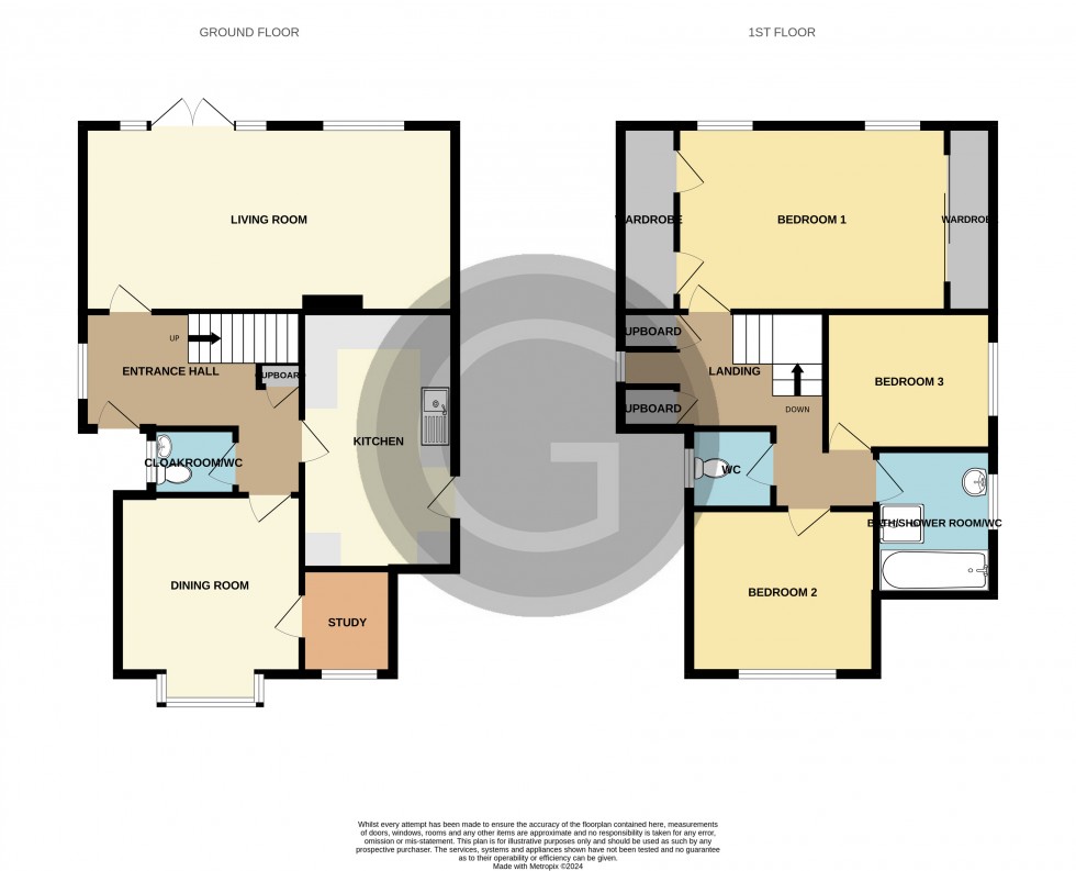 Floorplan for Glenleigh Avenue, Bexhill on Sea, East Sussex