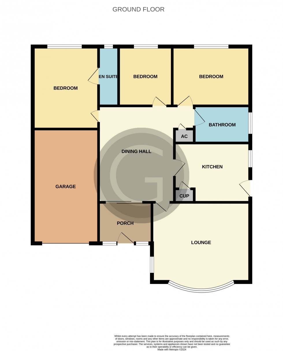 Floorplan for Ridgewood Gardens, Bexhill on Sea, East Sussex