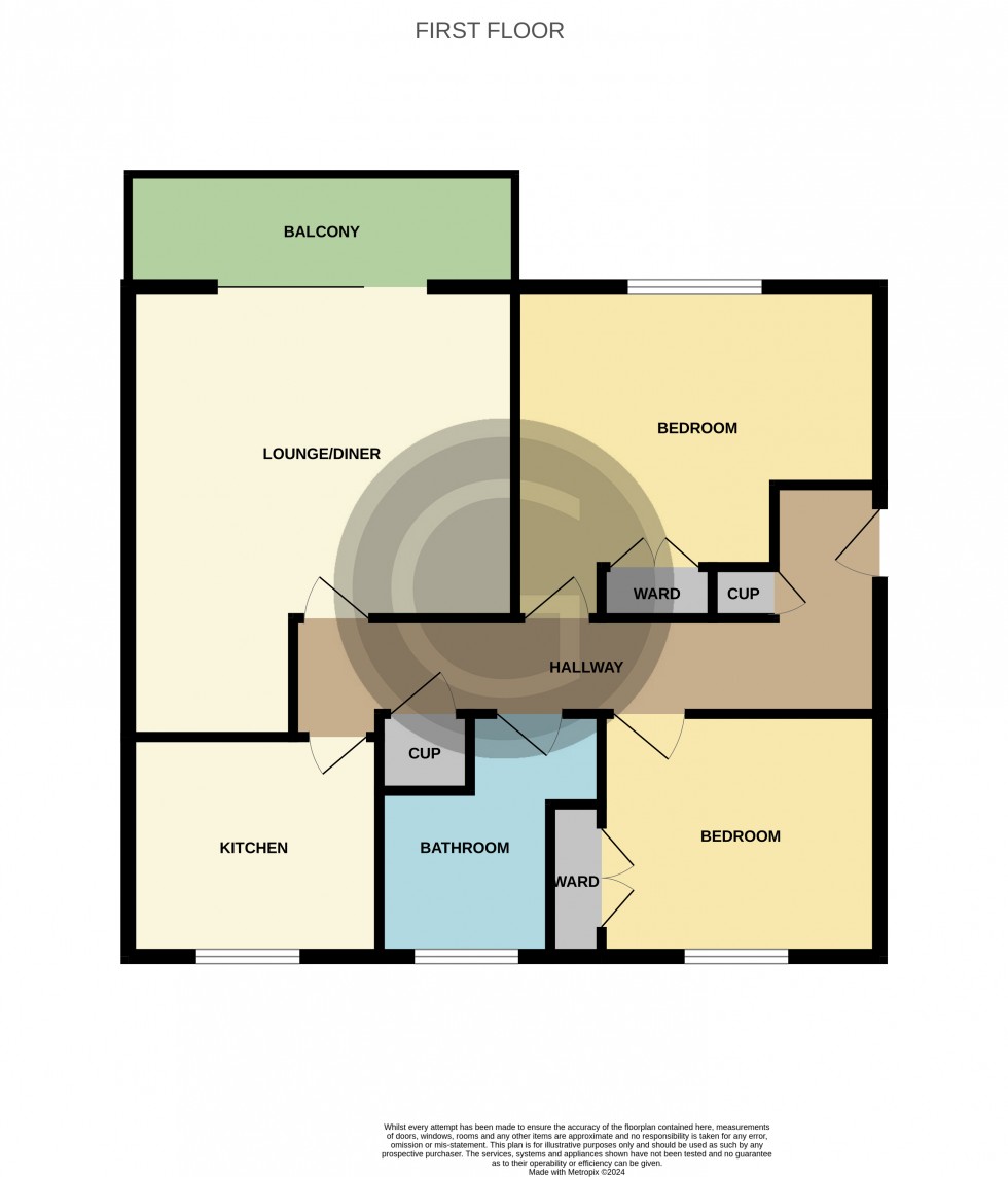 Floorplan for Sutton Place, Bexhill on Sea, East Sussex