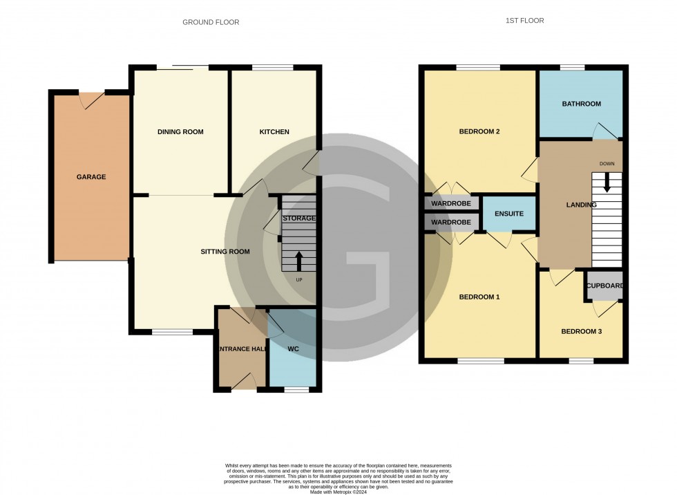 Floorplan for Constable Way, Bexhill on Sea, East Sussex