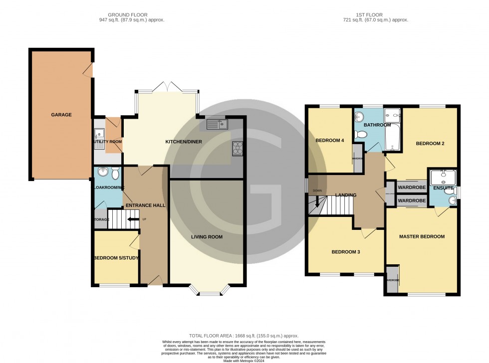 Floorplan for Brooklands Road, Bexhill on Sea, East Sussex