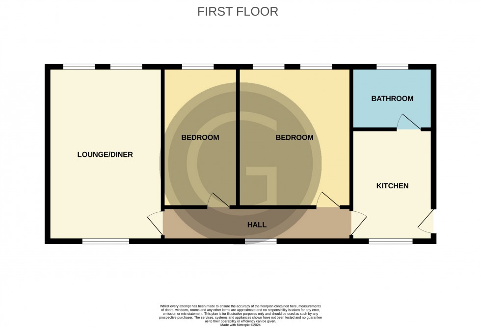 Floorplan for Peartree Lane, Bexhill on Sea, East Sussex