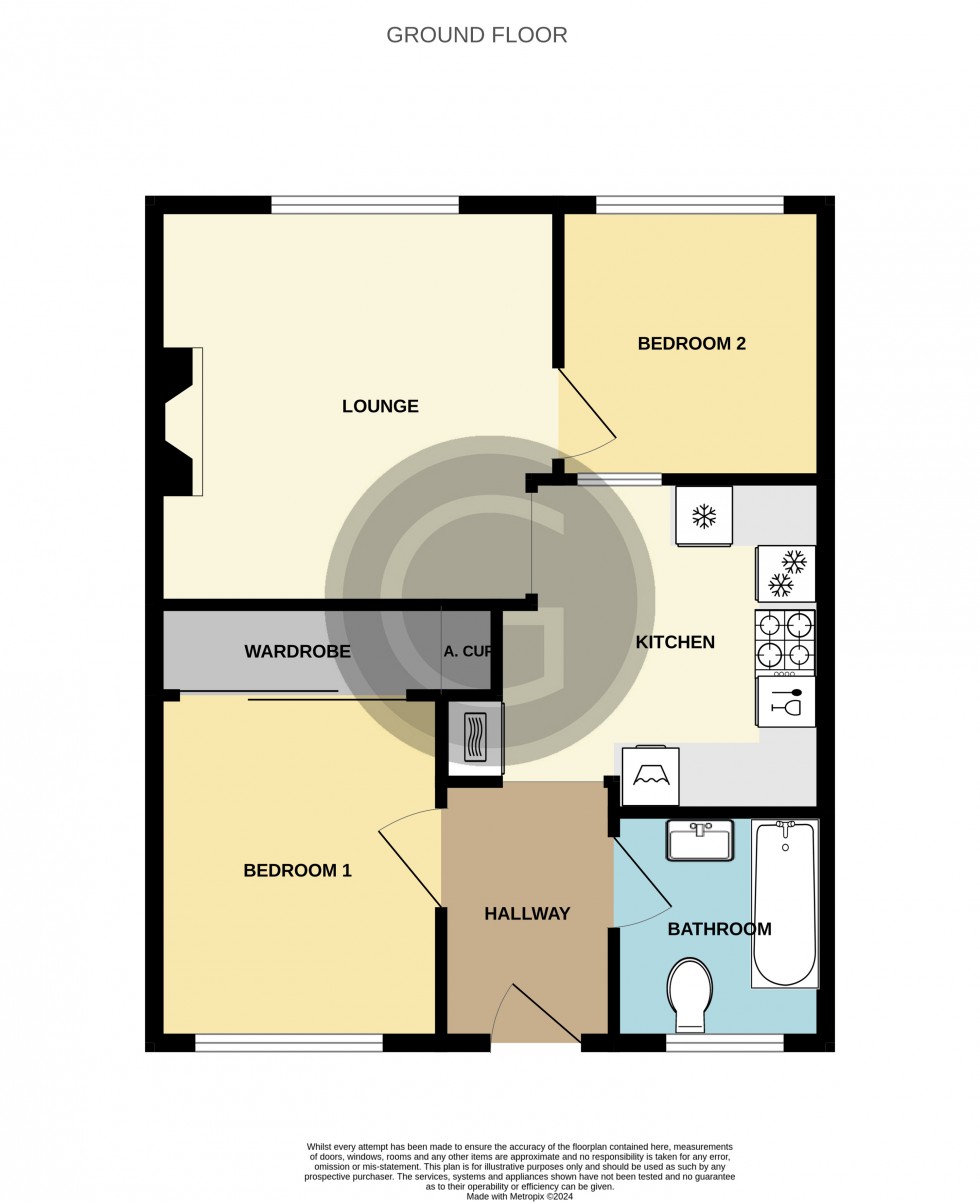 Floorplan for Claremont Road, Bexhill on Sea, East Sussex