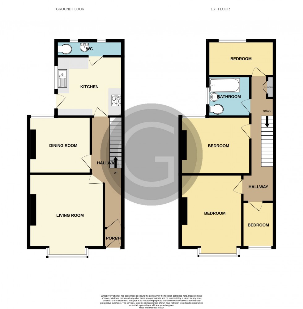 Floorplan for Claremont Road, Bexhill on Sea, East Sussex