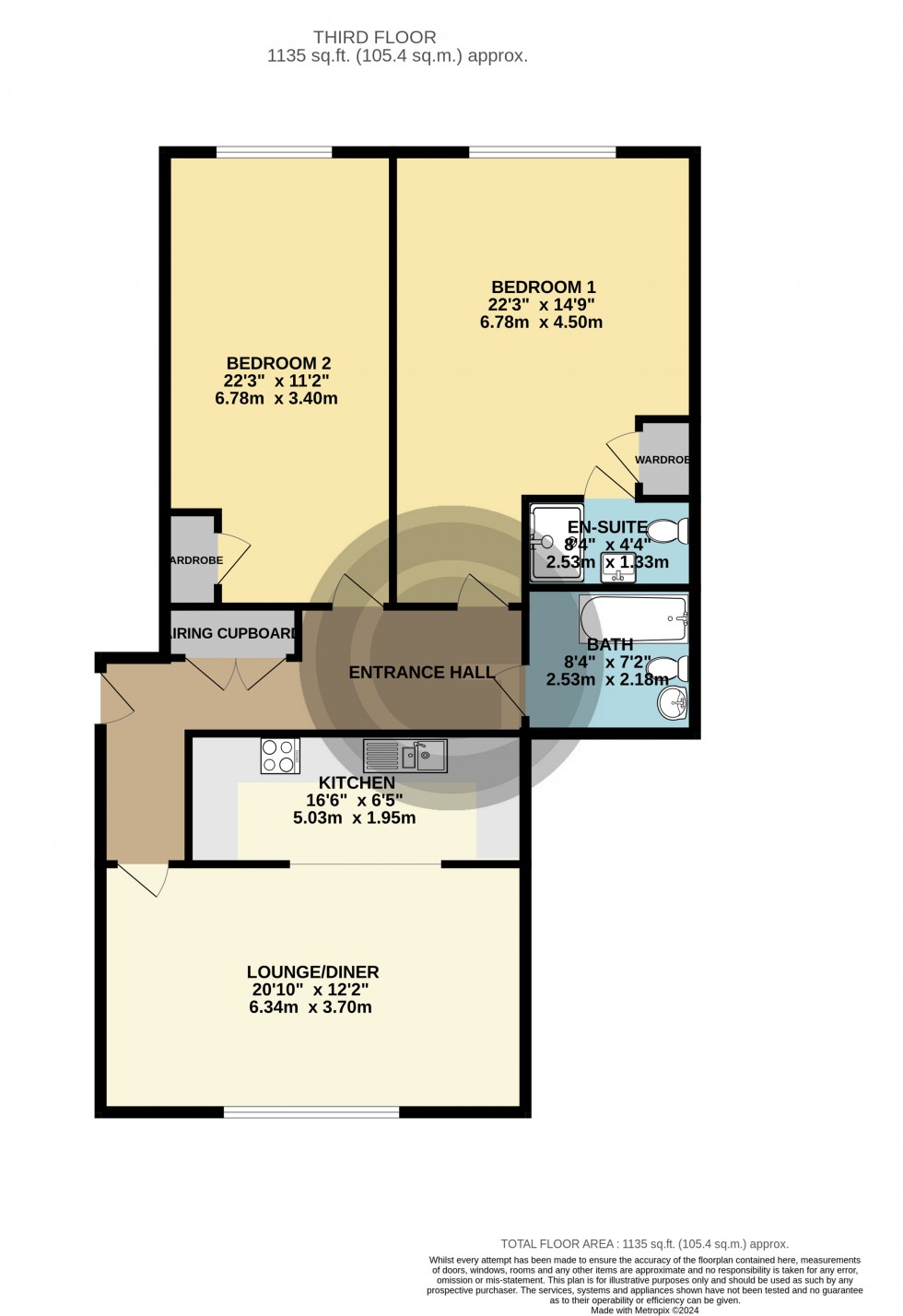 Floorplan for Buckhurst Road, Bexhill on Sea, East Sussex