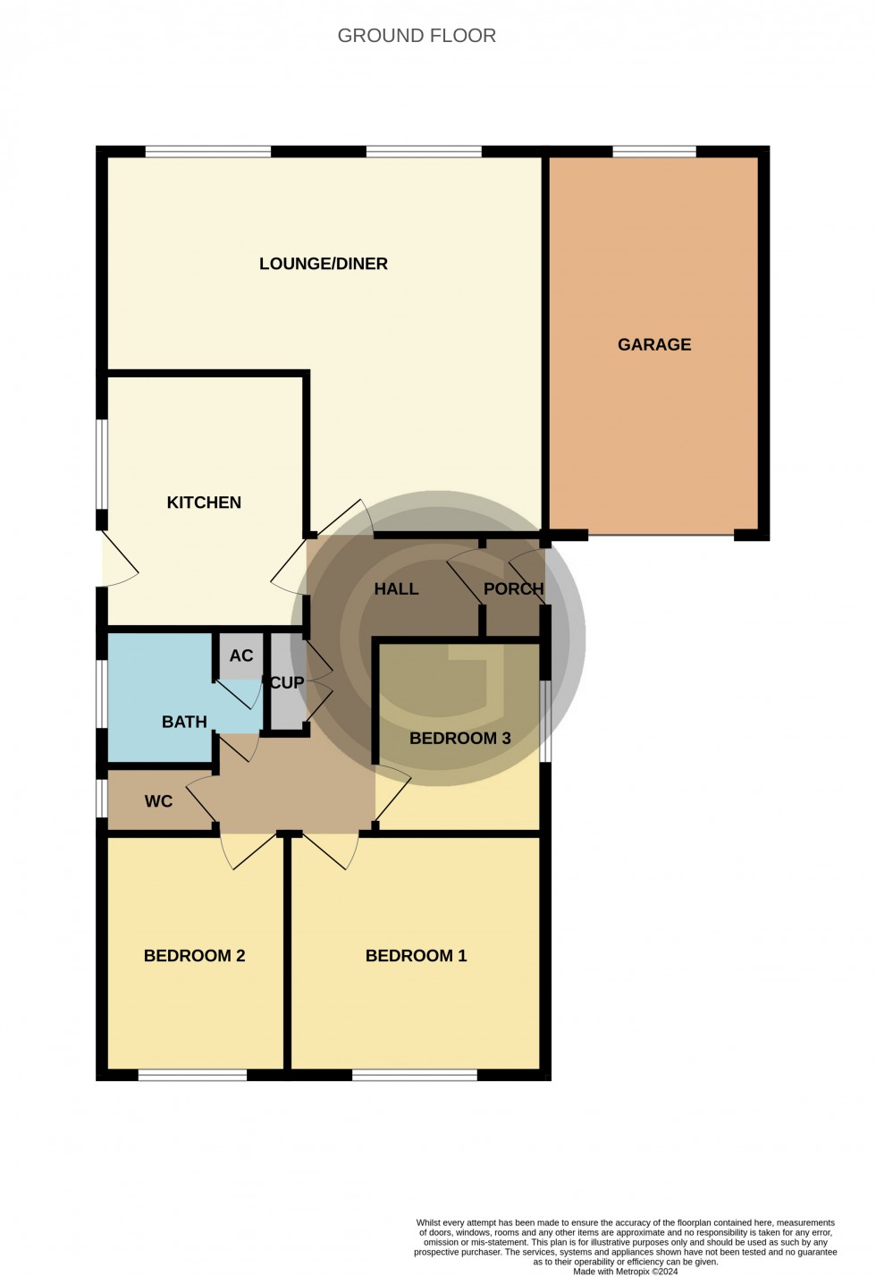 Floorplan for Venture Close, Bexhill on Sea, East Sussex