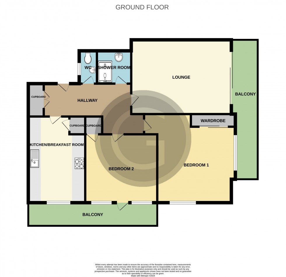 Floorplan for The Croft, Bexhill on Sea, East Sussex