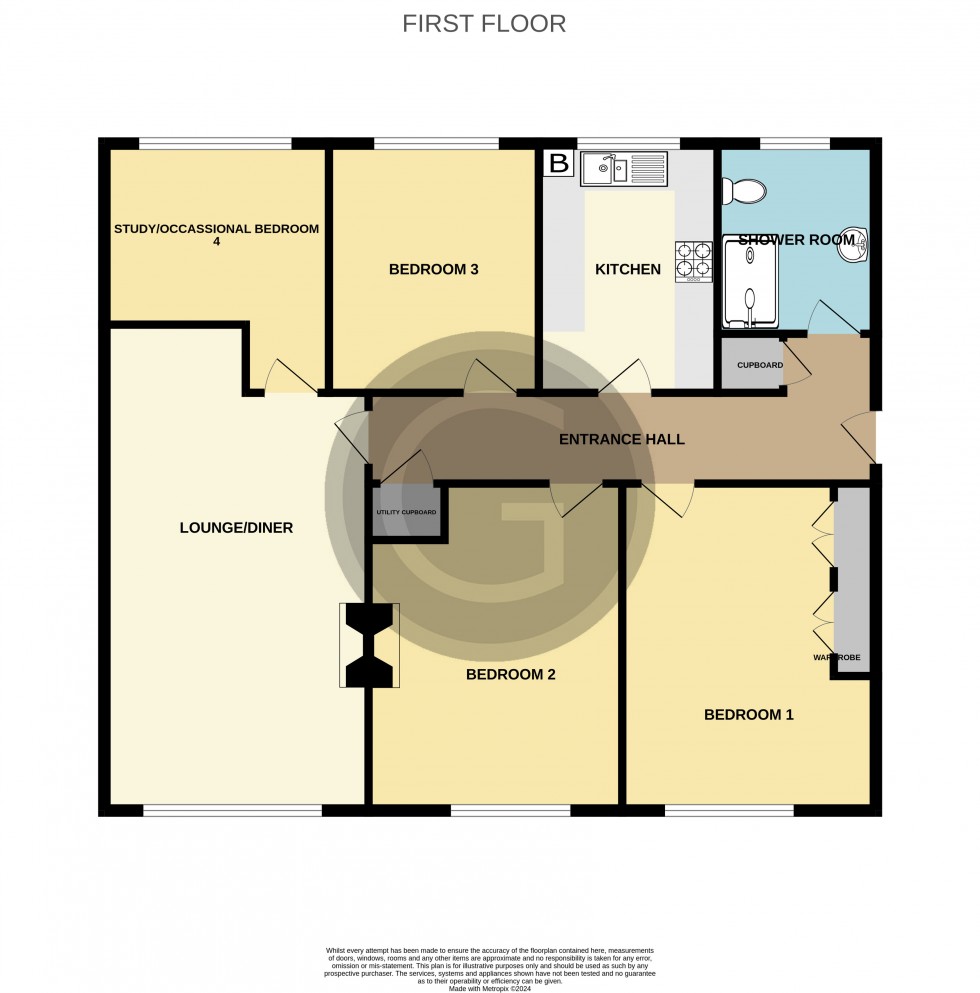 Floorplan for Normandale, Bexhill on Sea, East Sussex