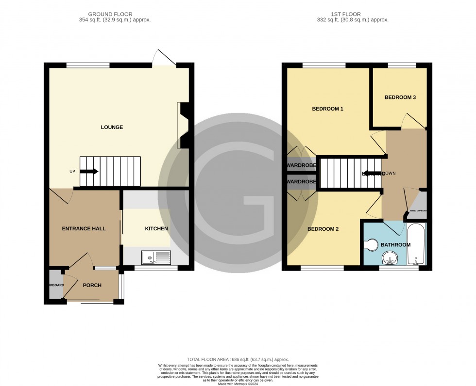 Floorplan for Ian Close, Bexhill on Sea, East Sussex