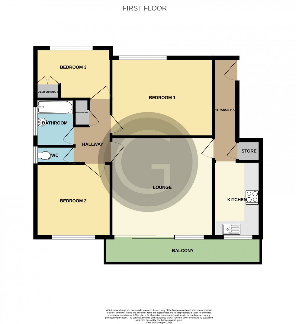 Floorplan for Upper Sea Road, Bexhill on Sea, East Sussex