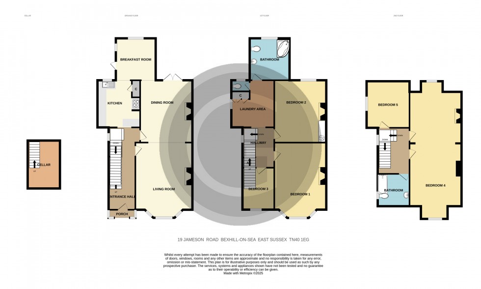 Floorplan for Jameson Road, Bexhill on Sea, East Sussex