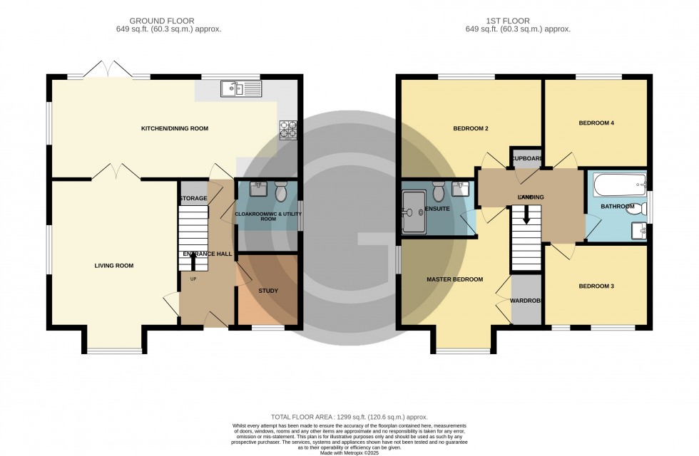 Floorplan for Foxglove Avenue, Bexhill on Sea, East Sussex