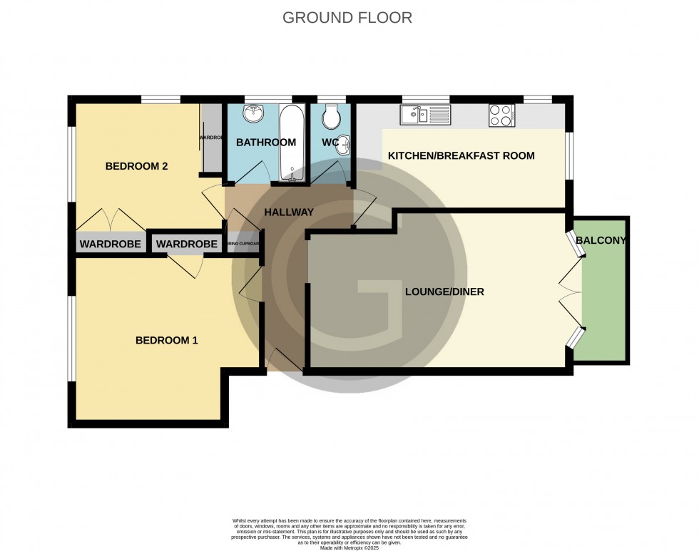 Floorplan for Eridge Close, Bexhill on Sea, East Sussex